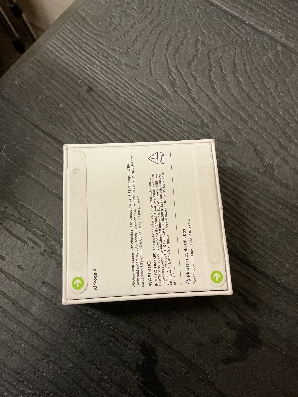 Photo 1 of Apple AirPods 4 Wireless Earbuds, Bluetooth Headphones, Personalized Spatial Audio, Sweat and Water Resistant, USB-C Charging Case, H2 Chip, Up to 30 Hours of Battery Life, Effortless Setup for iPhone