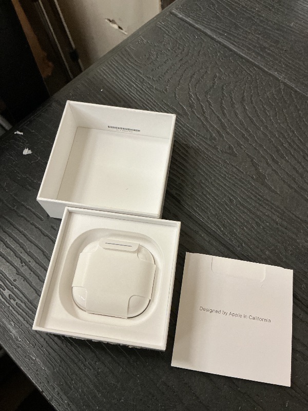 Photo 1 of Apple AirPods 4 Wireless Earbuds, Bluetooth Headphones, with Active Noise Cancellation, Adaptive, Transparency Mode, Personalized Spatial Audio, USB-C Charging Case, Wireless Charging, H2 Chip