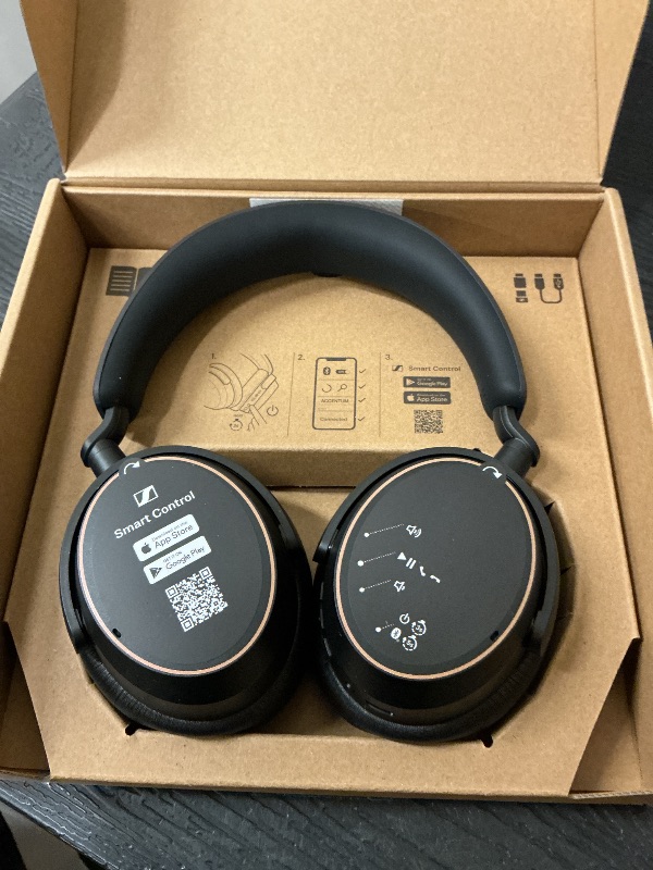 Photo 1 of Sennheiser ACCENTUM Wireless Bluetooth Headphones - 50-Hour Battery Life, Audio, Hybrid Noise Cancelling (ANC), All-Day Comfort and Clear Voice Pick-up for Calls, Black/Copper