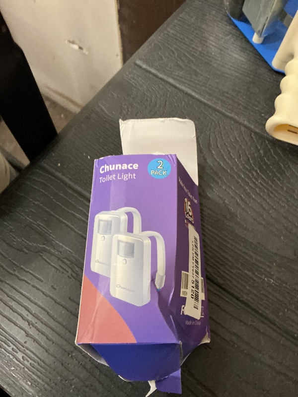 Photo 1 of 2 Pack Toilet Night Lights with Motion Activated Sensor,16-Color Changing LED Inside Toilet Bowl Nightlight, Cool Stuff for Bathroom Accessories Decor, Unique Gadgets for Men and Kids Brithday Gifts