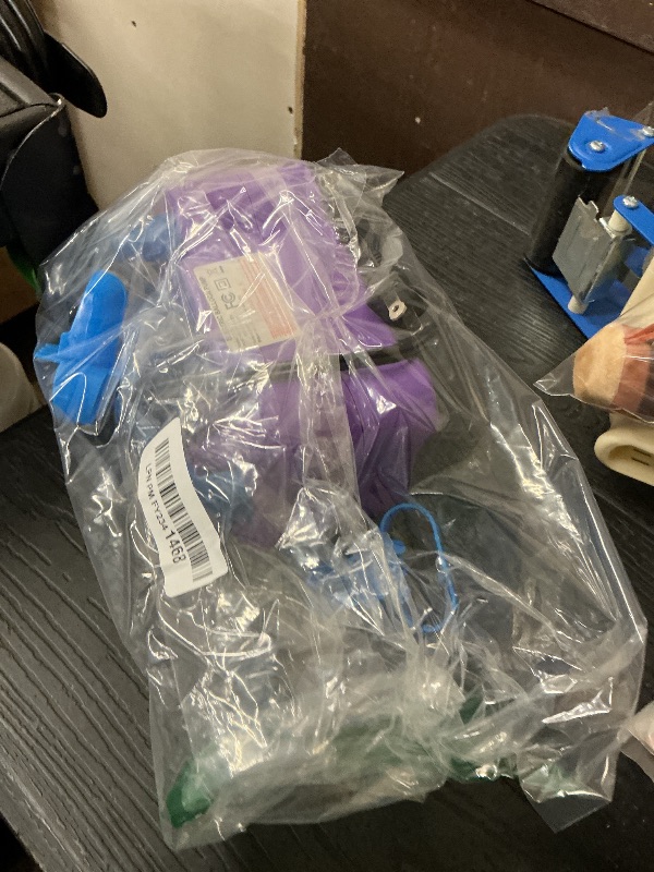 Photo 1 of NuLink Balloon Pump Electric Portable Dual Nozzle Air Pump for Balloons Blower Pump Inflator for Decoration, Birthday Party [110V~120V, 600W, Purple]