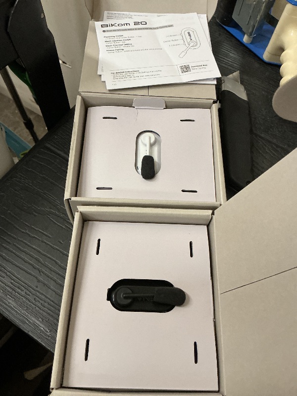 Photo 1 of Sena BiKom 20 Ultimate Cycling Communication System, Lightweight - Weighing Only 20 Grams (White/Black, Dual Pack)