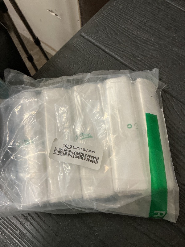 Photo 1 of 10 Gallon 60pcs Medium Clear Trash Bags Strong Clear Garbage Bags, Bathroom Trash Can Bin Liners, Plastic Bags for Office Home Kitchen, Waste Basket Liner, Fit 30 Liter, 10 Gal(10G60-Clear)