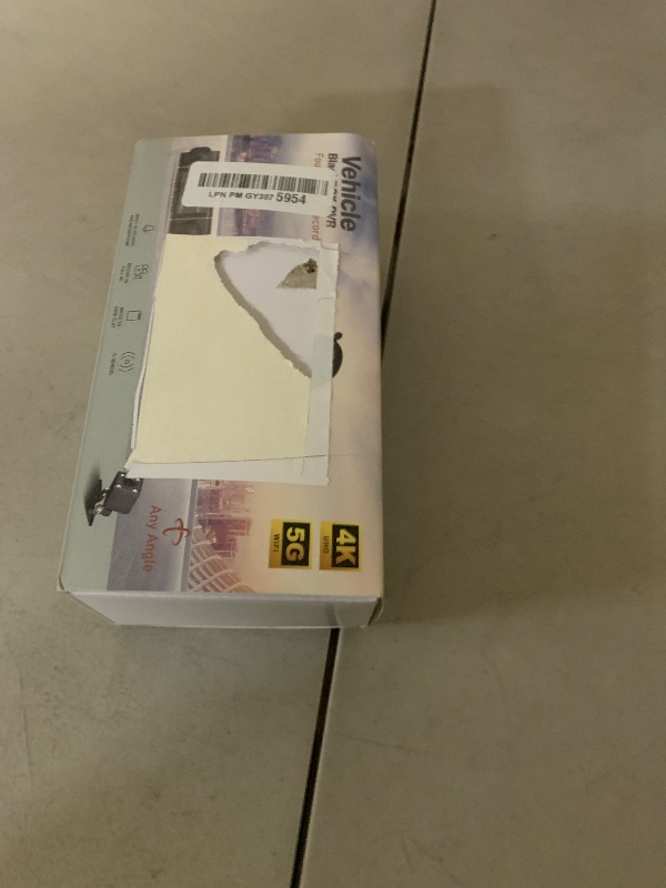 Photo 1 of 4K+1080P*3 FHD 4 Channel 360° Dash Cam, Front Rear Inside Left Right Car Camera, 5GHz WiFi App Control, 8 IR Lamps Night Vision, 24H Parking Mode, G-Sensor, Loop Recording, 64GB SD Card Included