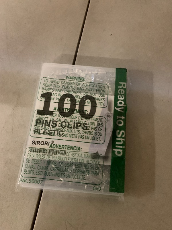 Photo 1 of 100PCS mini clothespins for Photos Clothes pins for Baby Shower Games and Decorations Plastic Pink Small Clothes pin for Girl (MINI Clear 100)
