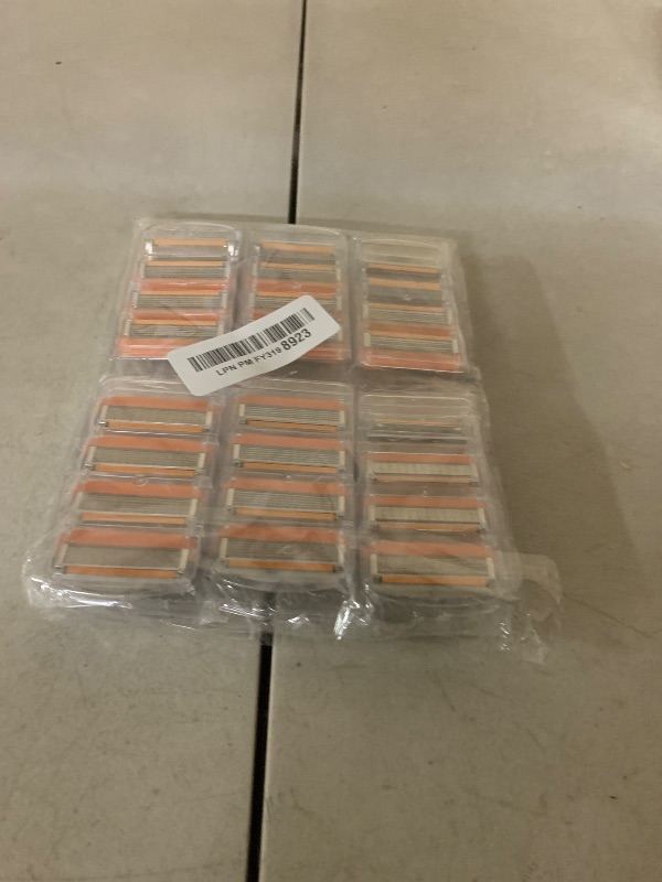 Photo 1 of 24Pcs Premium Razor Blades for Men Compatible with 5 Razors, 5 Layer Stainless Steel Refills, High Performance Mens Blades for a Close & Comfortable Shave, Durable & Sharp Replacement Blades