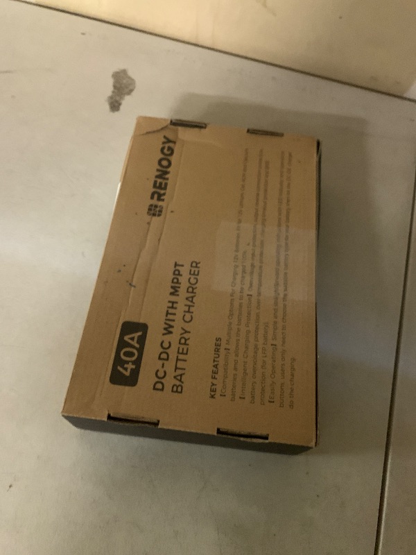 Photo 1 of Renogy DC to DC Charger with MPPT 12V 40A Solar Input - 670W Dual Charging Car Battery Chargers for RV Marine Camping Compatible with LiFePO4 Gel Flooded and Sealed Lead Acid Batteries