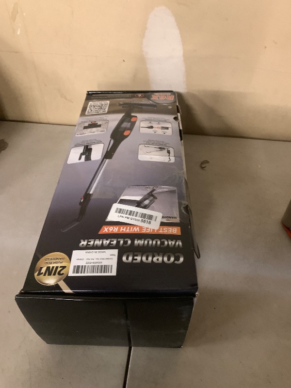 Photo 1 of Vazone R6X Corded Stick Vacuum Cleaners for Home, 20Kpa Powerful Suction Stick Vacuum with 16Ft Cord, 2 in 1 Lightweight Handheld Vacuum Cleaner for Hardwood Floor Pet Hair