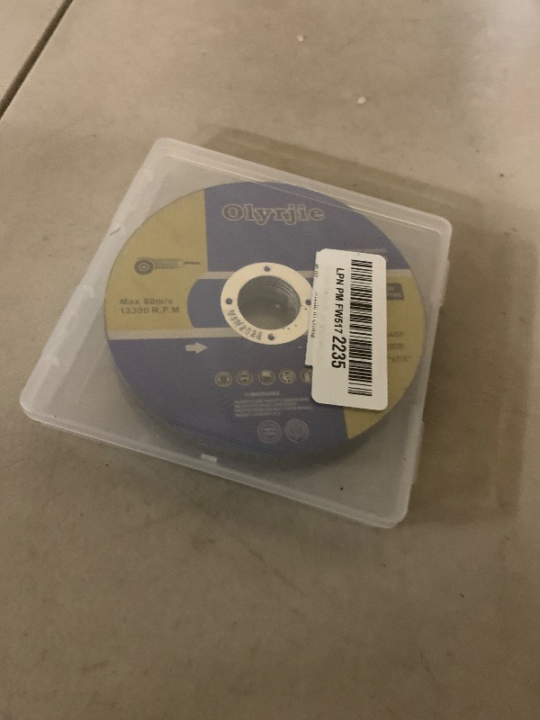 Photo 1 of 10 Pack 4 1/2 in Cut Off Wheel Cutting Wheels for Angle Grinders, Ultra Thin Grinding Wheels, Metal Cutting Discs