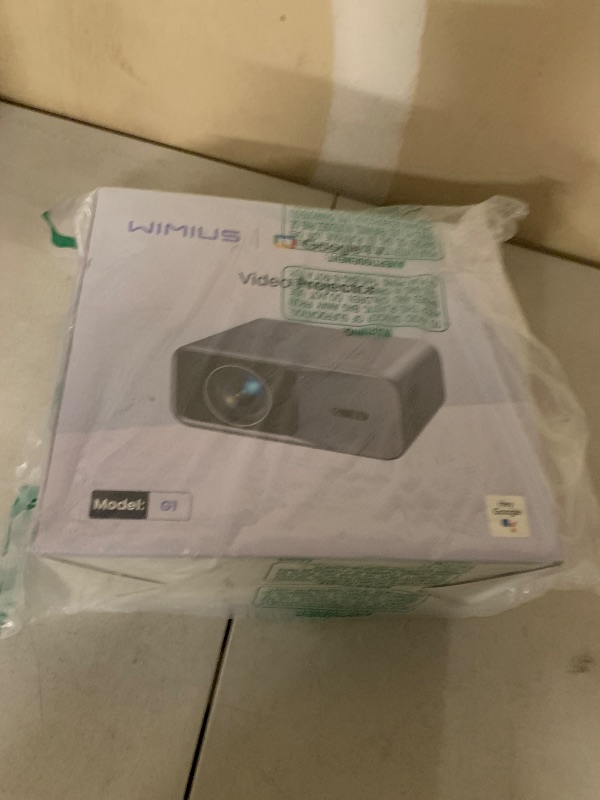 Photo 1 of [Official Google TV]Smart Projector 4K Supported with WiFi & Bluetooth, Built-in Official Apps, GoogIe Voice, Outdoor Movie Projector with DoIby Audio, Auto Focus, Home Theater Proyector WIMIUS G1