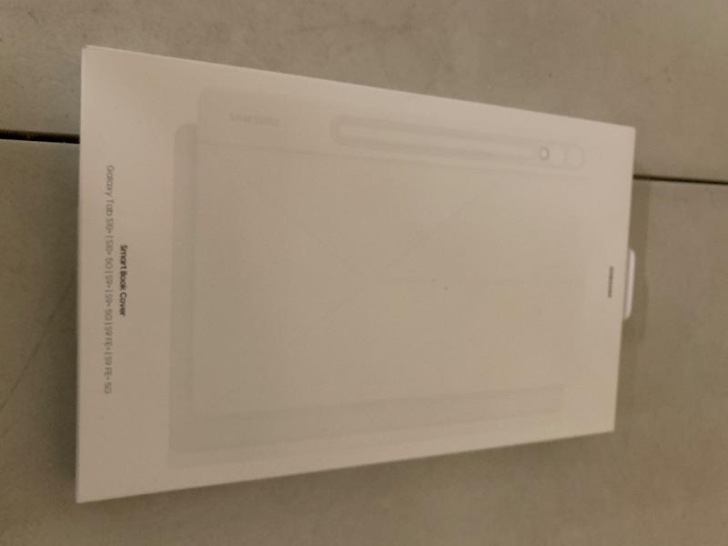 Photo 1 of (Open Box) Samsung Smart Bookcover for Tab S9+ - Black, EF-BX810PWEGUJ