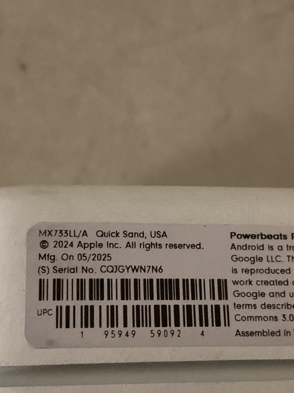 Photo 1 of Beats Powerbeats Pro 2 - Wireless Noise Cancelling Workout Earbuds with Secure- Fit Earhooks, Up to 45-Hour Battery with Charging Case, Sweat & Water Resistant, Heart Rate Monitoring - Quick Sand