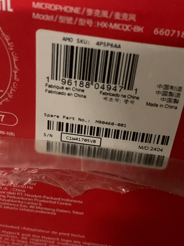 Photo 1 of HyperX QuadCast Rouge