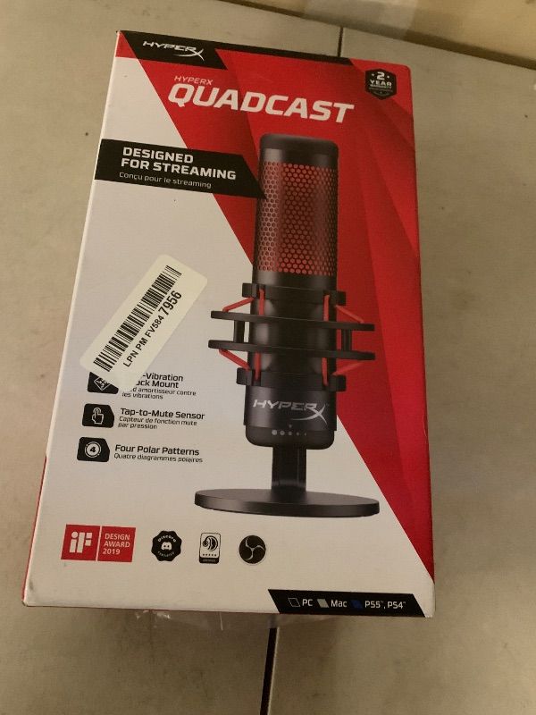 Photo 1 of HyperX QuadCast Rouge