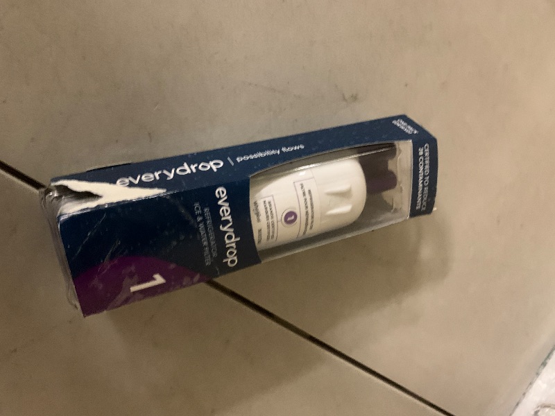 Photo 1 of everydrop by Whirlpool Ice and Water Refrigerator Filter 1, EDR1RXD1, Single-Pack , Purple