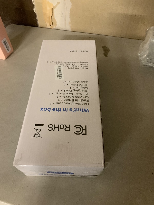 Photo 1 of XenonLab Handheld Vacuum Cordless 25000Pa Car Vacuum 3-in-1 Handheld Vacuum, Includes Smart Display and Charging Base Hand Vac Cordless Rechargeable One-Touch Empty for Home/Pet/Car (?Silver)