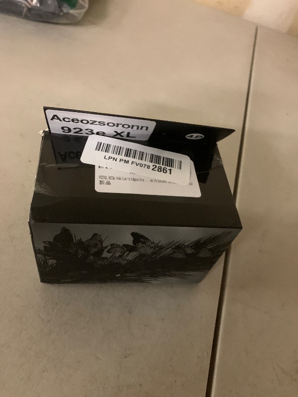 Photo 1 of Aceozsoronn 923e 923XL 923 Ink Cartridges for HP OfficeJet Pro 8130e 8135e 8139e 8138e 8122e 8120 8124e 8125e 8130 8132e 8134e Printers (4 Pack with Chip)