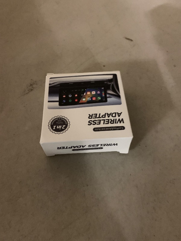 Photo 1 of 2-in-1 Wireless CarPlay Adapter 2026 Support Apple CarPlay & Android Auto, Mini Bluetooth USB A & USB C Dongle Convert Wired to Wireless Compatible with iPhone & Android
