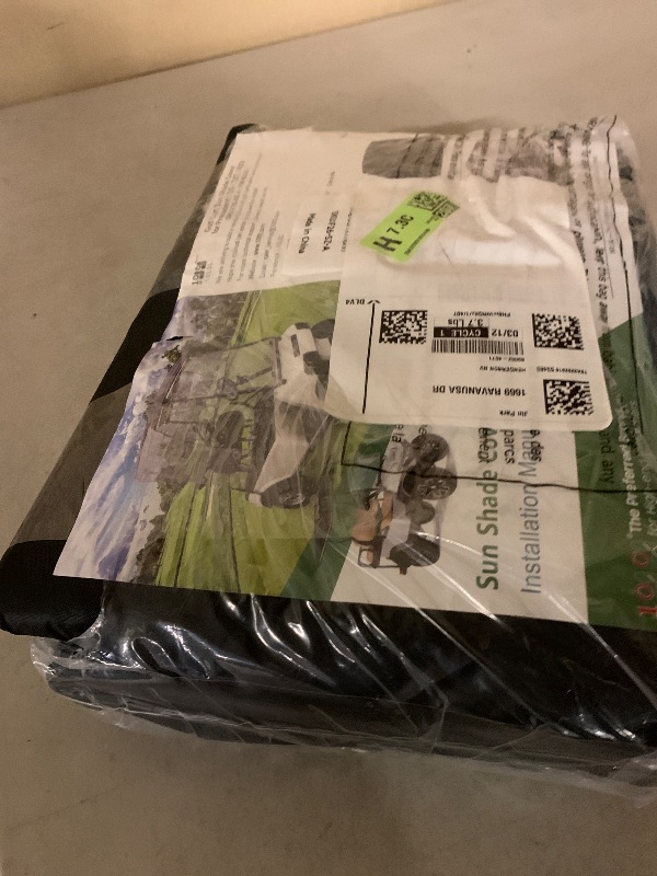 Photo 1 of 10L0L Golf Cart Sun Shade Cover for Club Car DS Precedent and EZGO TXT RXV, UV Heat Resistant Sunshade Curtain