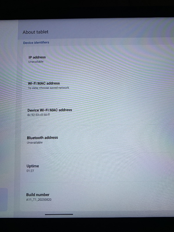 Photo 1 of 11inch Tablet, Android 15 Tablet 24GB RAM,128GB ROM, 2560*1600IPS 2.5K Widevine L1, G100( MT8781) Octa-core Processor, 24GB RAM,128GB ROM, Wi-Fi 6& Bluetooth 5.2, 8200mAh Battery