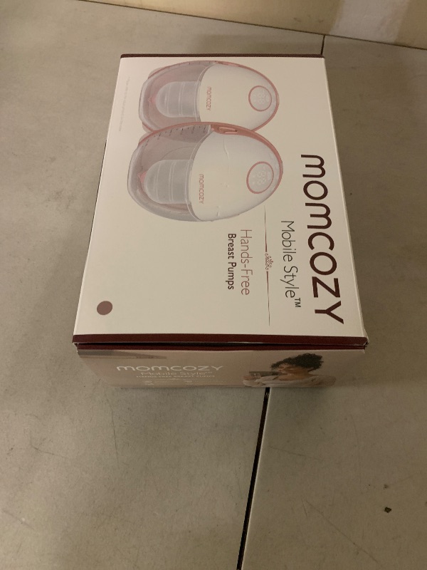 Photo 1 of Momcozy Breast Pump Hands Free Mobile Style | M6, Wearable Breastfeeding Electric Breast Pump Ideal Rhythm More Milk, DoubleFit Flange More Fit & Discreet with 3 Modes 9 Levels, 24mm - 2 Pack Cozy Red