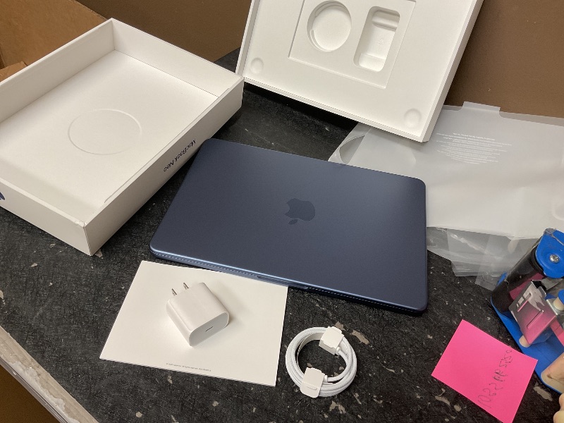 Photo 1 of SEE NOTES AND PICTURES,,,,,,,,,,,,,,,,,,,Apple 2026 MacBook Neo 13-inch Laptop with A18 Pro chip: Built for AI and Apple Intelligence, Liquid Retina Display, 8GB Unified Memory, 512GB SSD Storage, 1080p FaceTime HD Camera, Touch ID; Indigo