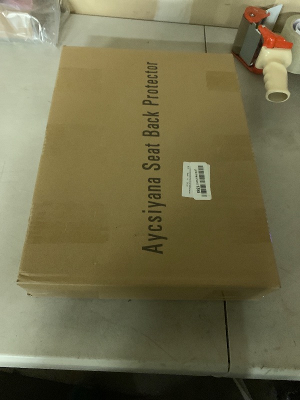 Photo 1 of 2 Pack Kick Mats Back Seat Protector?Seat Back Protector for Kids Feet Car Seat with Car Back Seat Organizer, Seat Back Protector Cover for Back of Front Seats - Protect against dirt and scuffs