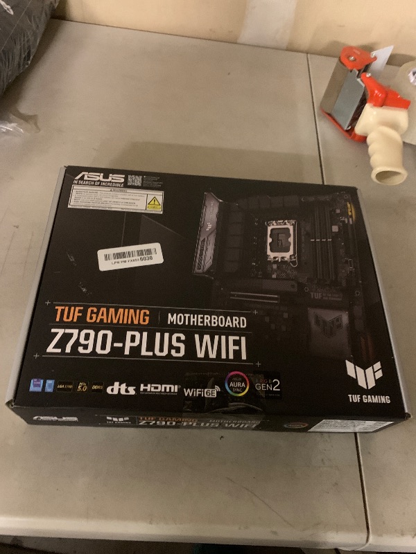 Photo 1 of ASUS TUF Gaming Z790-Plus WiFi LGA 1700(Intel 14th,12th &13th Gen) ATX Gaming Motherboard(PCIe 5.0,DDR5,4xM.2 Slots,16+1 DrMOS,WiFi 6,2.5Gb LAN,Front USB 3.2 Gen 2 Type-C,Thunderbolt 4(USB4),Aura RGB)