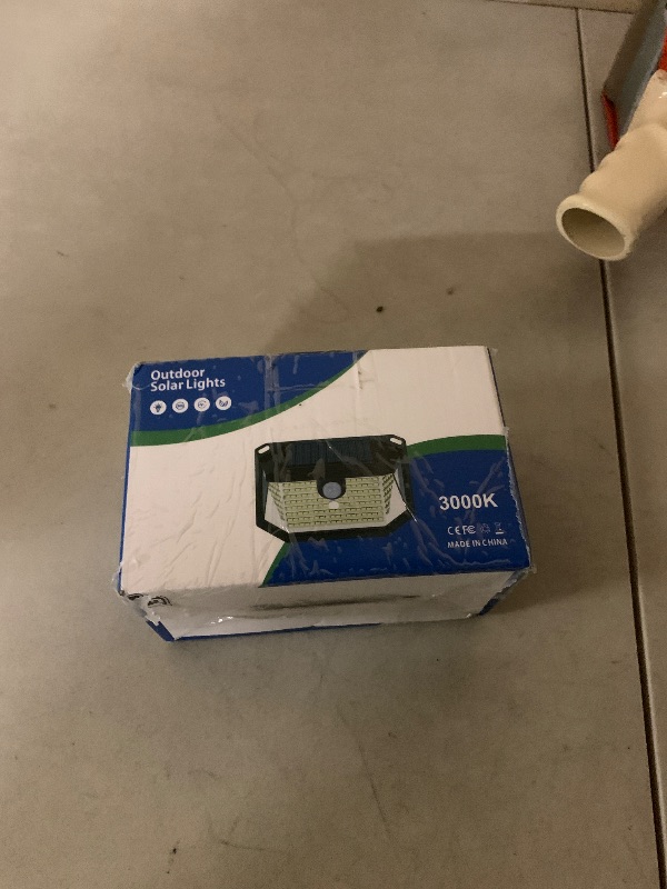 Photo 1 of 2-Pack Solar Outdoor Lights, Super Bright Solar Powered Motion Sensor Outdoor Lights, Warm White, 178s LED Outside Security Wall Lights for House, Porch, Fence