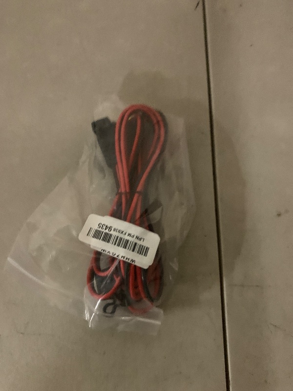 Photo 1 of 12V DC Power Cord Cable for Car Fridge, Compatible with Alpicool, COSTWAY, ARB, ICECO, Setpower, Aspenora, JoyTutus Portable Refrigerator, 14AWG O Ring Terminal Cooler Power Cable (10FT)