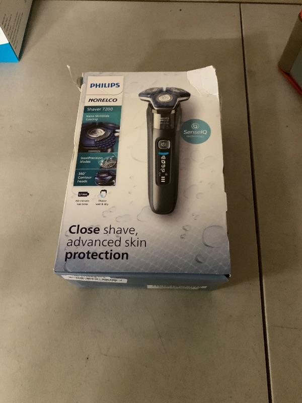 Photo 1 of Philips Norelco Shaver 7200, Rechargeable Wet & Dry Electric Shaver with SenseIQ Technology and Pop-up Trimmer, S7887/82