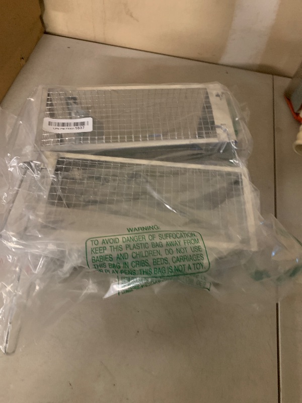 Photo 1 of 2 Packs Humane Rat Trap Outdoor, Wanqueen Humane Mouse Traps Indoor for Home, Small Rodent Chipmunk Trap and Other Live Animal Cage Catch and Release