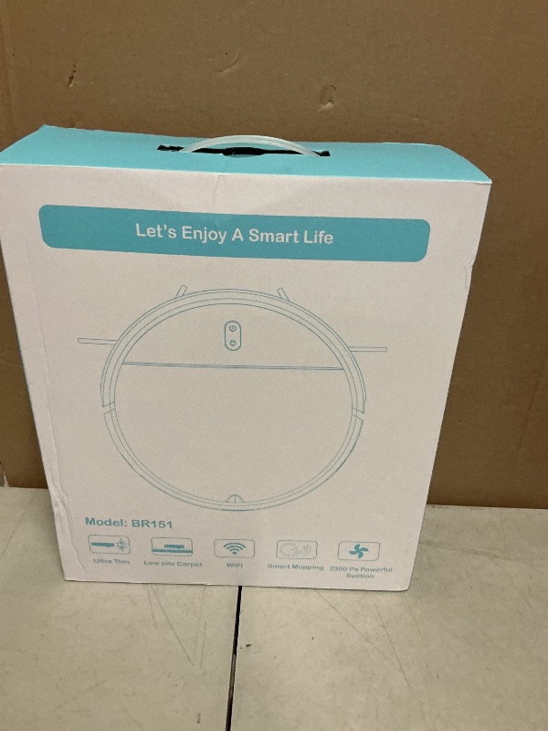 Photo 1 of Robot Vacuum and Mop Combo, 2 in 1 Robotic Vacuum Cleaner with Schedule, App/Alexa/Voice Control, Slim 2.87", Self-Charging, Strong Suction & Long Runtime, Ideal for Hard Floor, Pet Hair, Carpet