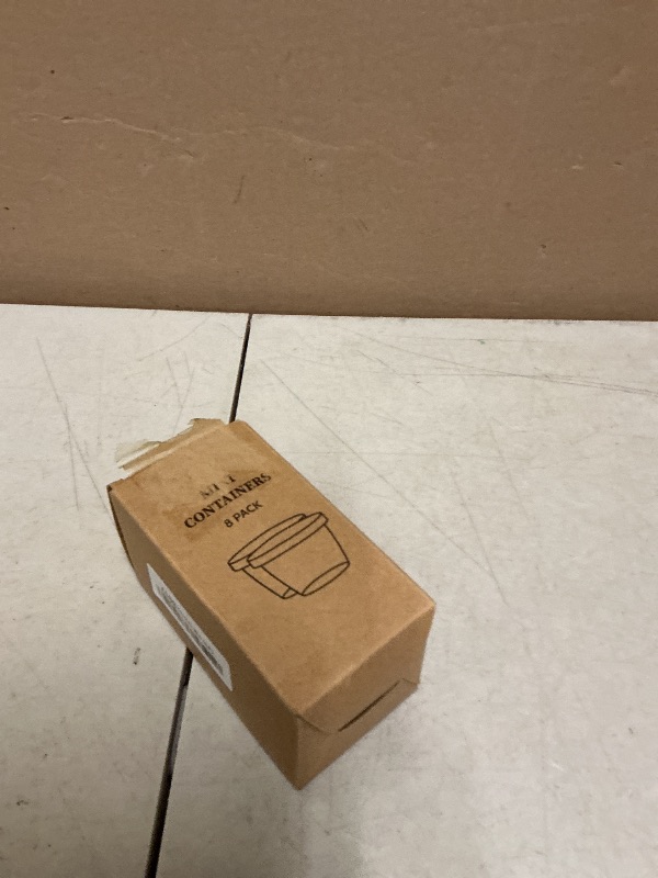 Photo 1 of [8 Pack] Salad Dressing Container To Go, 2.4oz Small Condiment Containers with Leakproof Silicone Lids, Reusable Stainless Steel Sauce Cups for Lunch Bento Box, Picnic and Travel