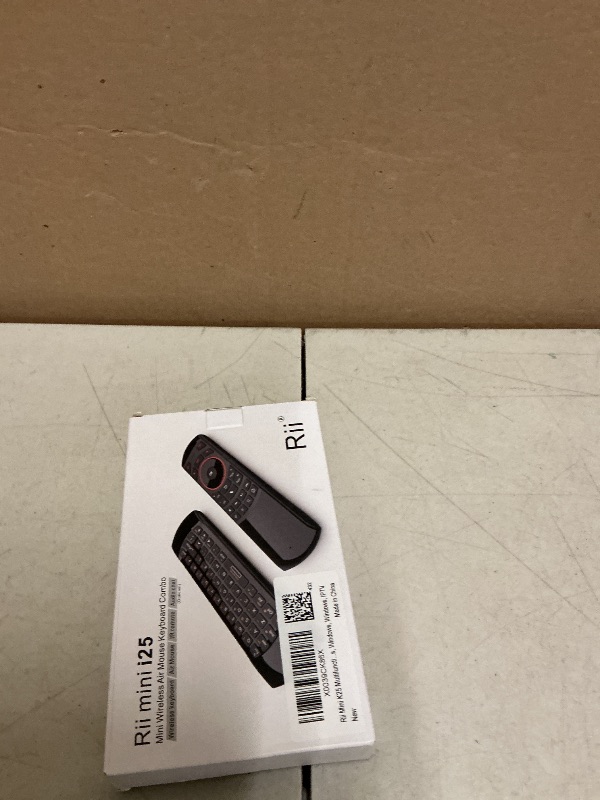 Photo 1 of Rii Mini i25 Multifunction Portable 3 in 1 2.4GHz Wireless Fly Mouse Keyboard and Remote Control with Rechargeable Li-ion Battery for PC, Laptops, Linux, Android Tv Boxs, Windows, Windows, IPTV