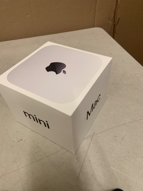 Photo 1 of Apple 2024 Mac mini Desktop Computer with M4 chip with 10?core CPU and 10?core GPU: Built for Apple Intelligence, 16GB Unified Memory, 256GB SSD Storage, Gigabit Ethernet. Works with iPhone/iPad