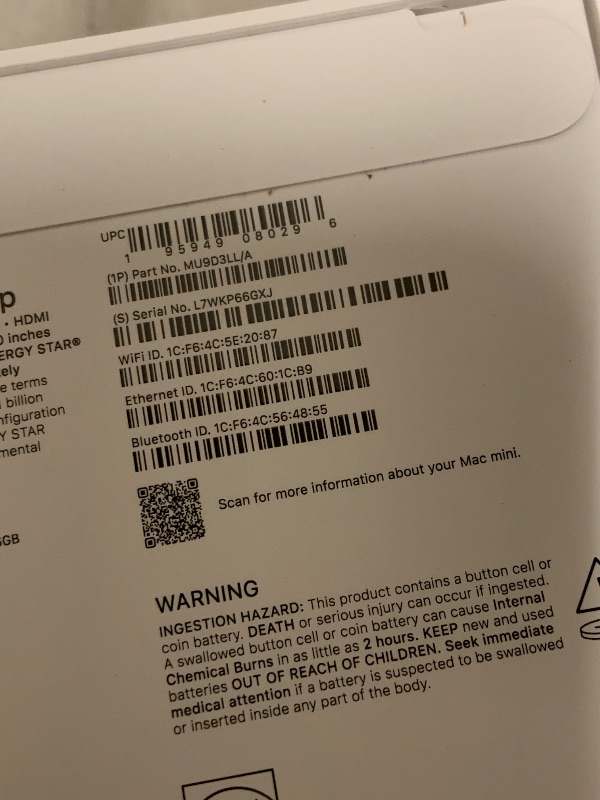 Photo 1 of Apple 2024 Mac mini Desktop Computer with M4 chip with 10?core CPU and 10?core GPU: Built for Apple Intelligence, 16GB Unified Memory, 256GB SSD Storage, Gigabit Ethernet. Works with iPhone/iPad