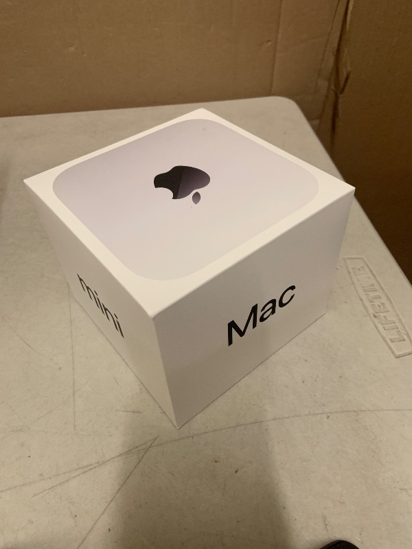 Photo 1 of Apple 2024 Mac mini Desktop Computer with M4 chip with 10?core CPU and 10?core GPU: Built for Apple Intelligence, 16GB Unified Memory, 256GB SSD Storage, Gigabit Ethernet. Works with iPhone/iPad