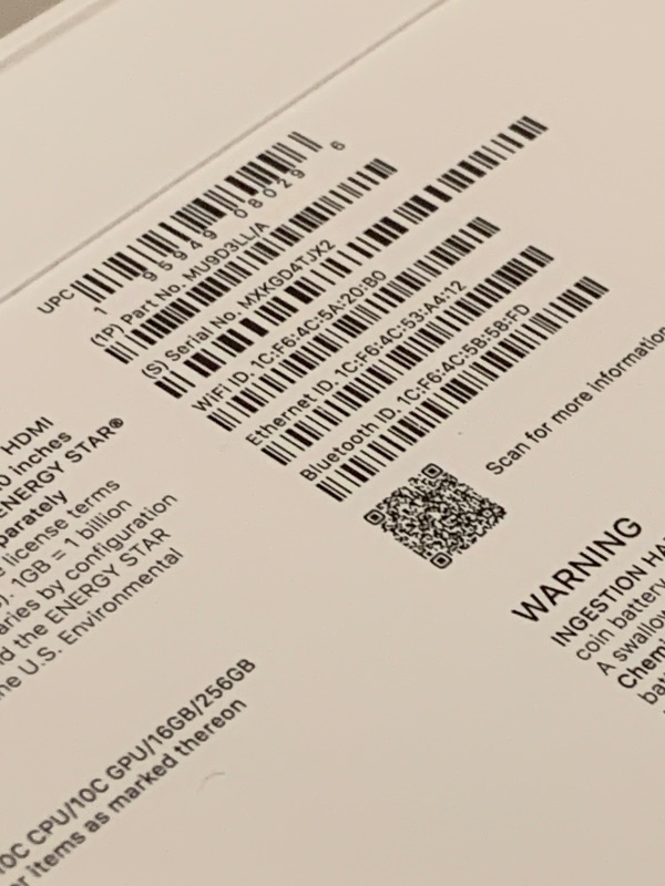 Photo 1 of Apple 2024 Mac mini Desktop Computer with M4 chip with 10?core CPU and 10?core GPU: Built for Apple Intelligence, 16GB Unified Memory, 256GB SSD Storage, Gigabit Ethernet. Works with iPhone/iPad