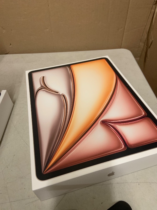 Photo 1 of Apple iPad Air 13-inch with M3 chip Built for Apple Intelligence, Liquid Retina Display, 128GB, 12MP Front/Back Camera, Wi-Fi 6E, Touch ID, All-Day Battery Life — Starlight