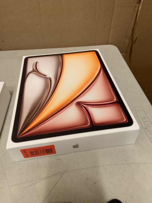 Photo 1 of Apple iPad Air 13-inch with M3 chip Built for Apple Intelligence, Liquid Retina Display, 128GB, 12MP Front/Back Camera, Wi-Fi 6E, Touch ID, All-Day Battery Life — Starlight