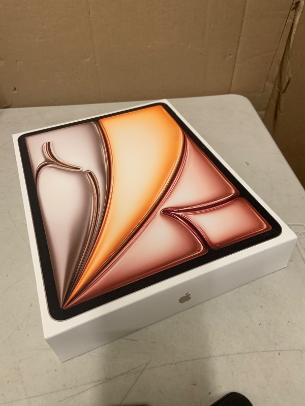 Photo 1 of Apple iPad Air 13-inch with M3 chip Built for Apple Intelligence, Liquid Retina Display, 128GB, 12MP Front/Back Camera, Wi-Fi 6E, Touch ID, All-Day Battery Life — Starlight