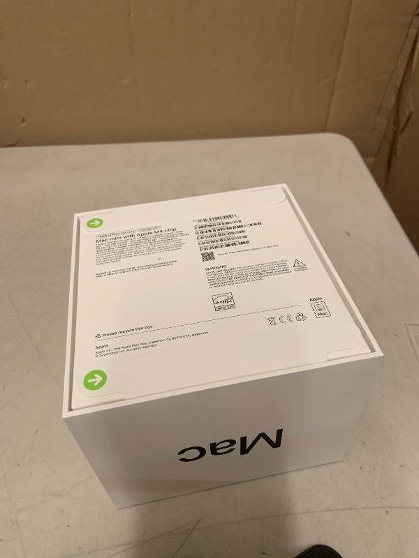 Photo 1 of Apple 2024 Mac mini Desktop Computer with M4 chip with 10?core CPU and 10?core GPU: Built for Apple Intelligence, 16GB Unified Memory, 256GB SSD Storage, Gigabit Ethernet. Works with iPhone/iPad