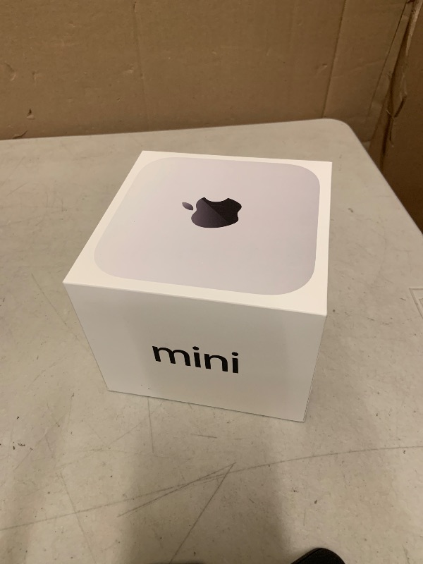 Photo 1 of Apple 2024 Mac mini Desktop Computer with M4 chip with 10?core CPU and 10?core GPU: Built for Apple Intelligence, 16GB Unified Memory, 256GB SSD Storage, Gigabit Ethernet. Works with iPhone/iPad