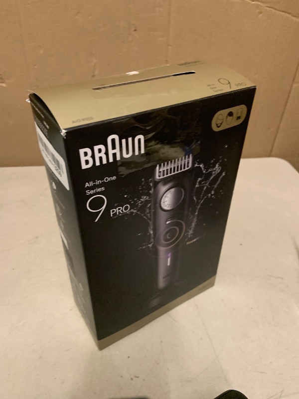 Photo 1 of Braun Series 9 PRO All-in-One Beard & Body Grooming Kit for Men, Cordless Trimmer, Hair Clippers & Shaver for Face, Hair & Body with Gillette Labs Razor, AIO 9555