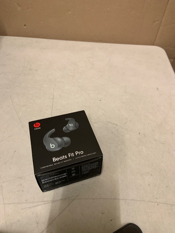 Photo 1 of Beats Fit Pro (1st Gen) - True Wireless Noise Cancelling Earbuds - Active Noise Cancelling - Sweat Resistant Earphones, Compatible with Apple & Android, Class 1 Bluetooth® - Sage Gray
