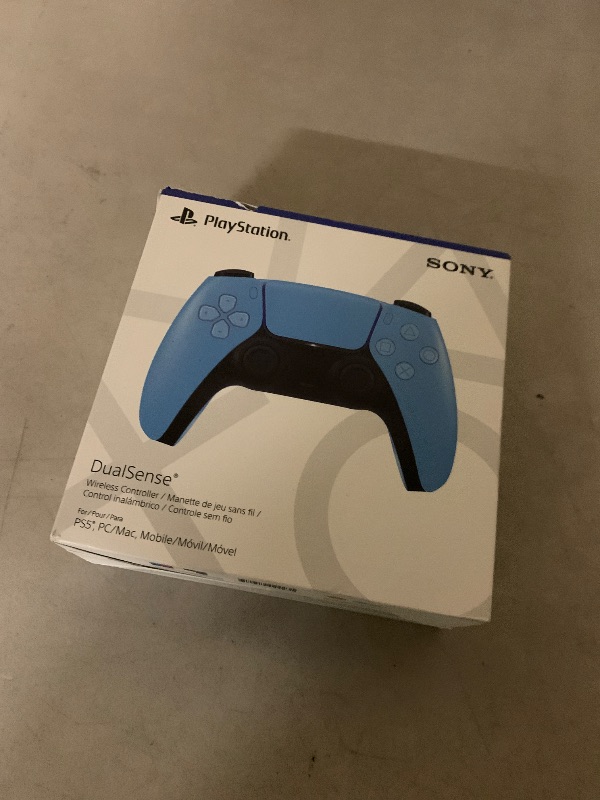 Photo 1 of PlayStation DualSense™ Wireless Controller – Starlight Blue - For PS5, PC, MAC & Mobile
