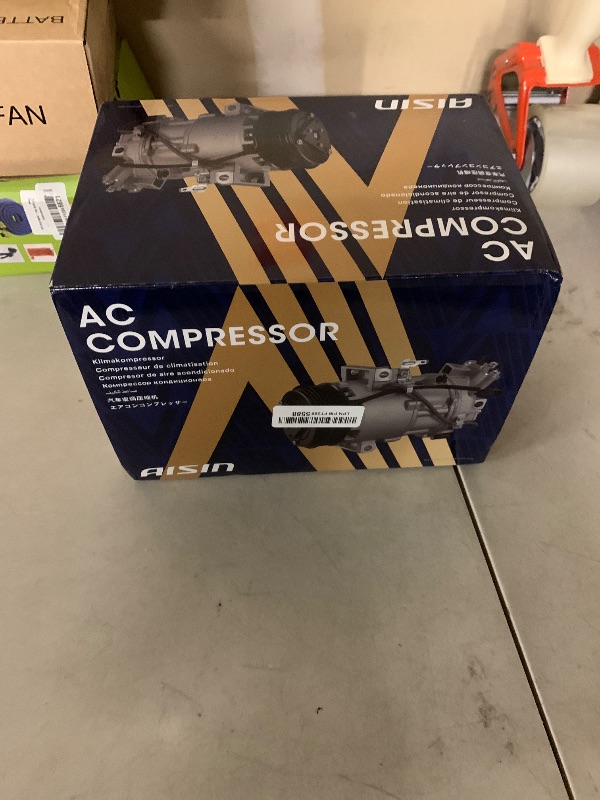 Photo 1 of AISIN AFTERMARKET ACCT-00712 Air Conditioner AC Compressor - Compatible with Toyota 4Runner 2003-2009 4.0L, FJ Cruiser 2007-2009 4.0L - with 7-Pulley Groove, with Clutch