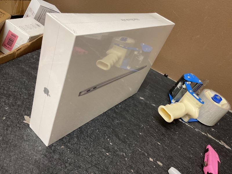 Photo 1 of FACTORY SEALED SEE PICTURES,,,,,,,,,,,,,,,2020 Apple MacBook Air Laptop: Apple M1 Chip, 13” Retina Display, 8GB RAM, 256GB SSD Storage, Backlit Keyboard, FaceTime HD Camera, Touch ID. Works with iPhone/iPad; Silver
