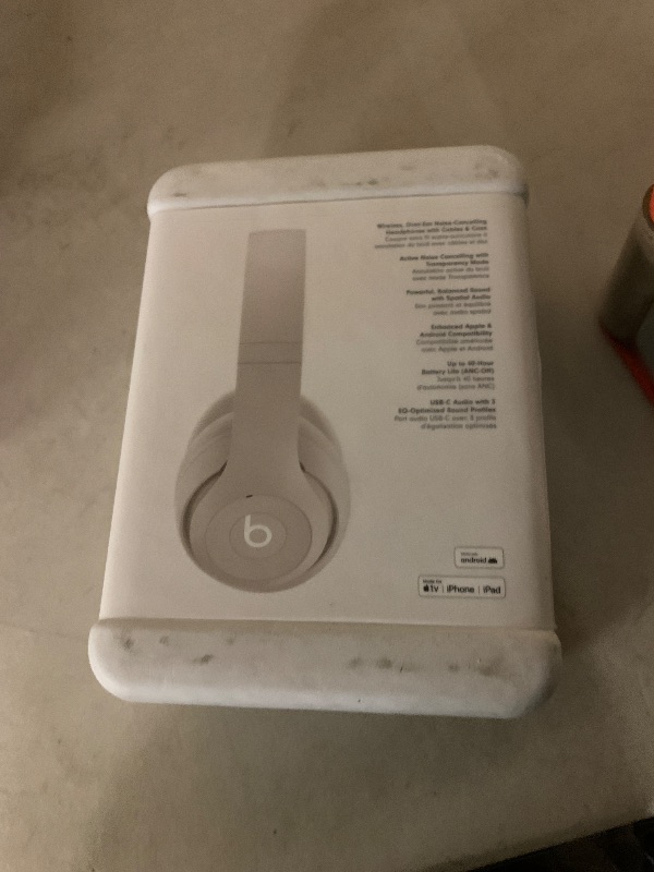 Photo 1 of Beats Studio Pro-Premium Wireless Over-Ear Headphones- Up to 40-Hour Battery Life, Active Noise Cancelling, USB-C Lossless Audio, Apple & Android Compatible- Sandstone